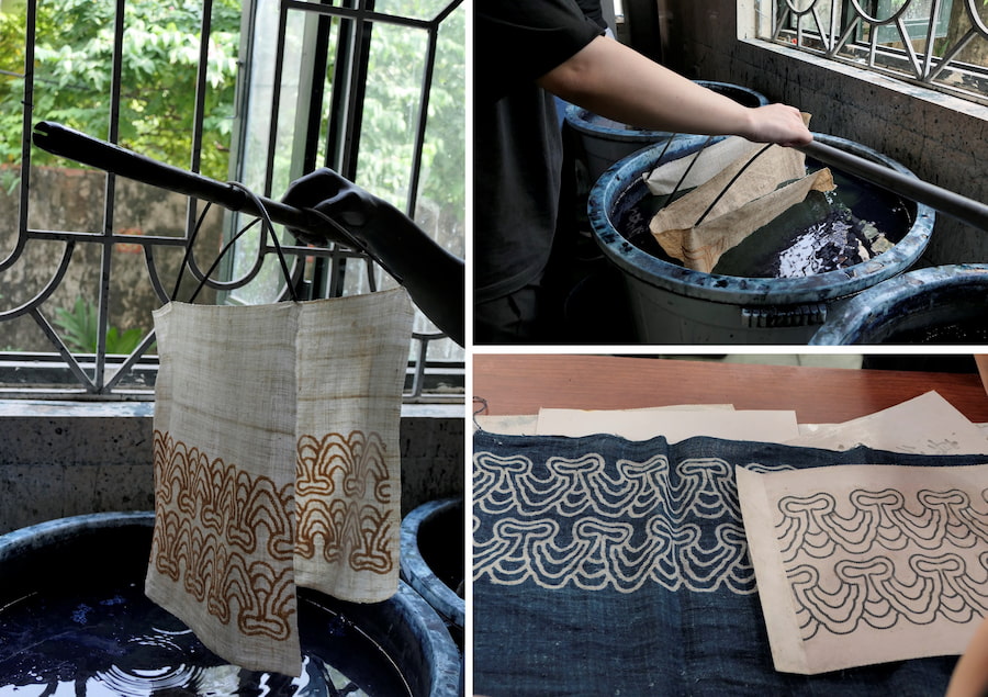 Du Du Indigo dyed fabric