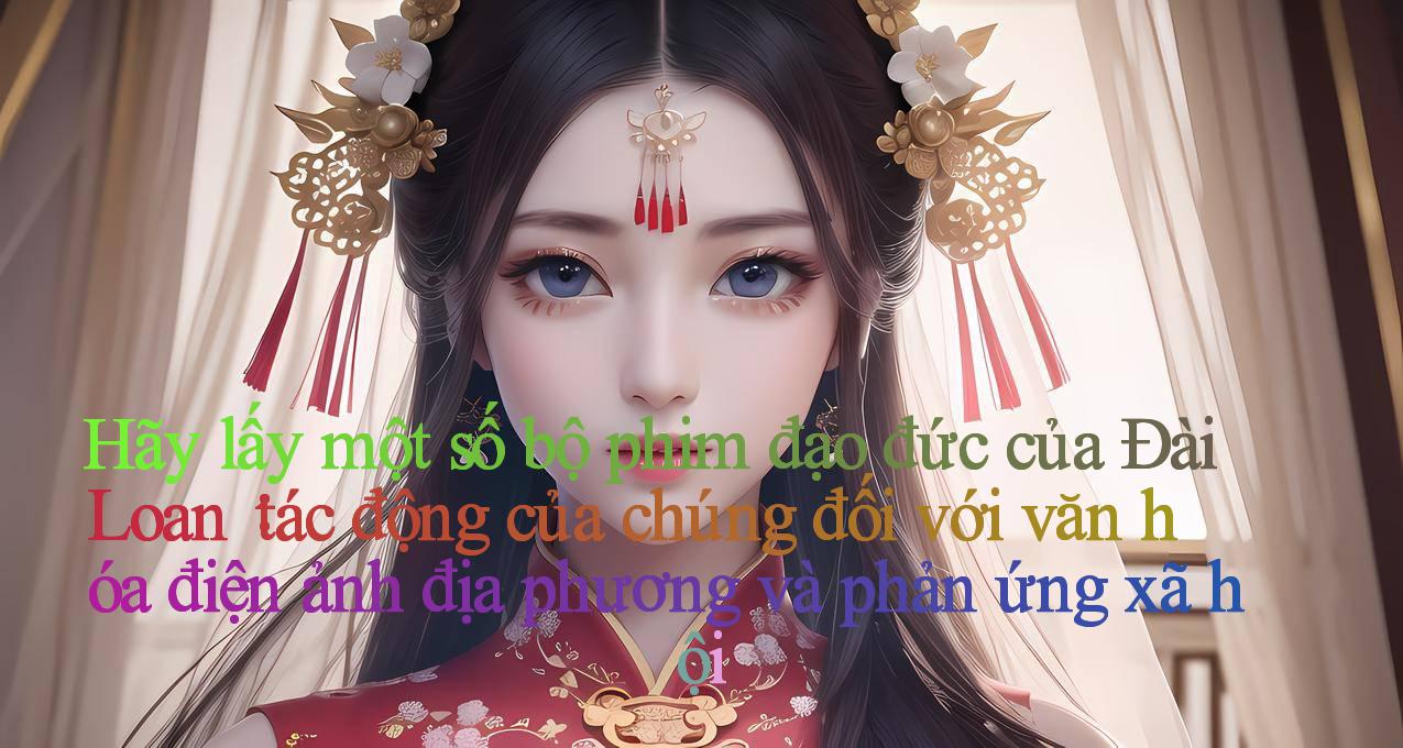 Hãy lấy một số bộ phim đạo đức của Đài Loan： tác động của chúng đối với văn hóa điện ảnh địa phương và phản ứng xã hội